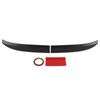 3pcs Rear Trunk Spoiler Kit ABS Adjustable Wearproof Heat Resistant