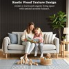 KERRAM 4-Pack Wood Veneer Acoustic Wall Panels Decorative Acoustical Panel