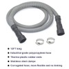 TTFLEX 12 FT Dishwasher Drain Hose, Flexible Discharge Hose with