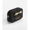 [TOCCA]【WEB限定】BICOLOR RIBBON POUCH ポーチ (ブラック)