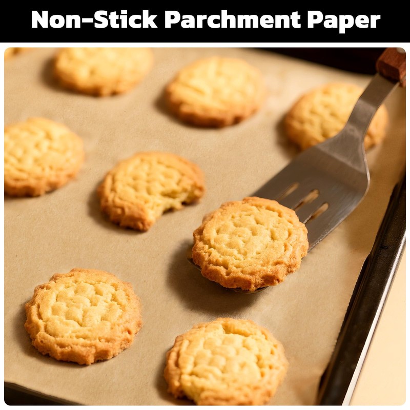 Beasea Parchment Paper Sheets for Baking, 200pcs 10x14 Inch Unbleached