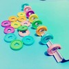 MaoNativey 24 Pieces 35 mm Plastic Book Binder Discbound Expansion
