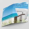 A4 XXL Retirement Card Beach Basket with Envelope – Elegant
