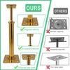 6 PCS House Floor Jacks Post Pole for Leveling, 12"