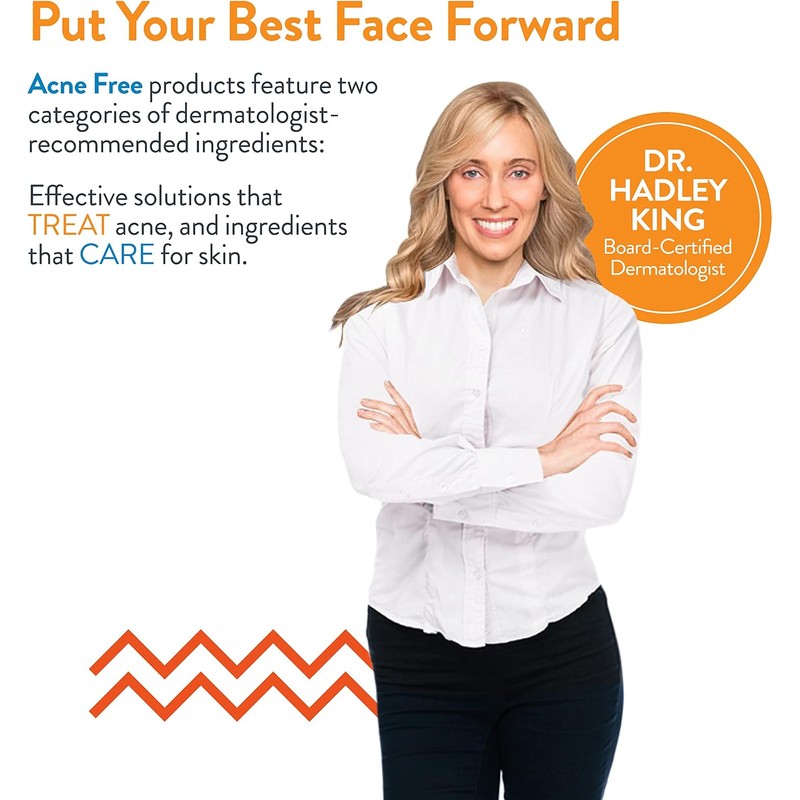 AcneFree Severe Acne 10% Benzoyl Peroxide Foaming Cleansing Wash, 5