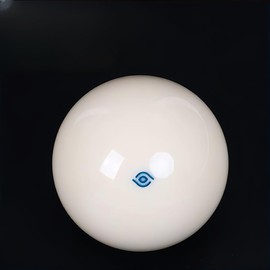 Yoqanr Premium Cue Ball with Blue Logo, International Standard Size and Weight - 2-1/4" & 6 OZ, Phenolic Resin Material American Billiards Balls, Every cue Ball is Tested