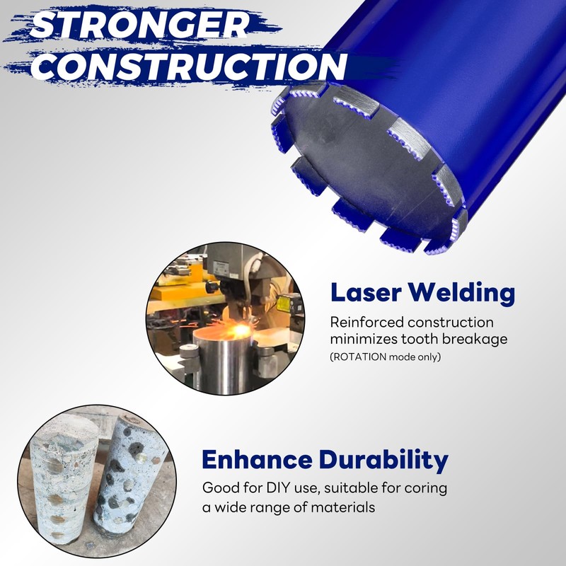 DaduoRi 3" Pro Concrete Core Drill Bit with SDS Max