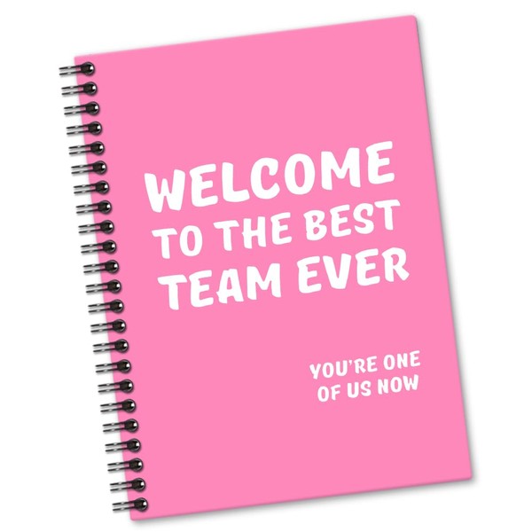 Sixrip Welcome to The Best Team Ever Pink Notebook -