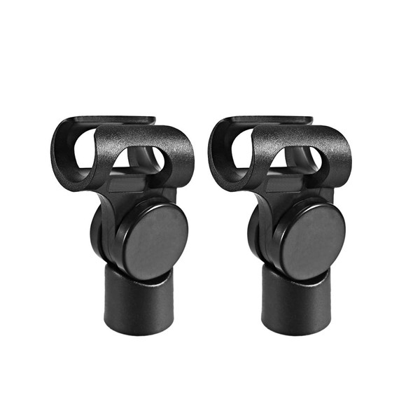 uxcell 2Pcs Universal Microphone Mic Clip Holder for 17mm Mic