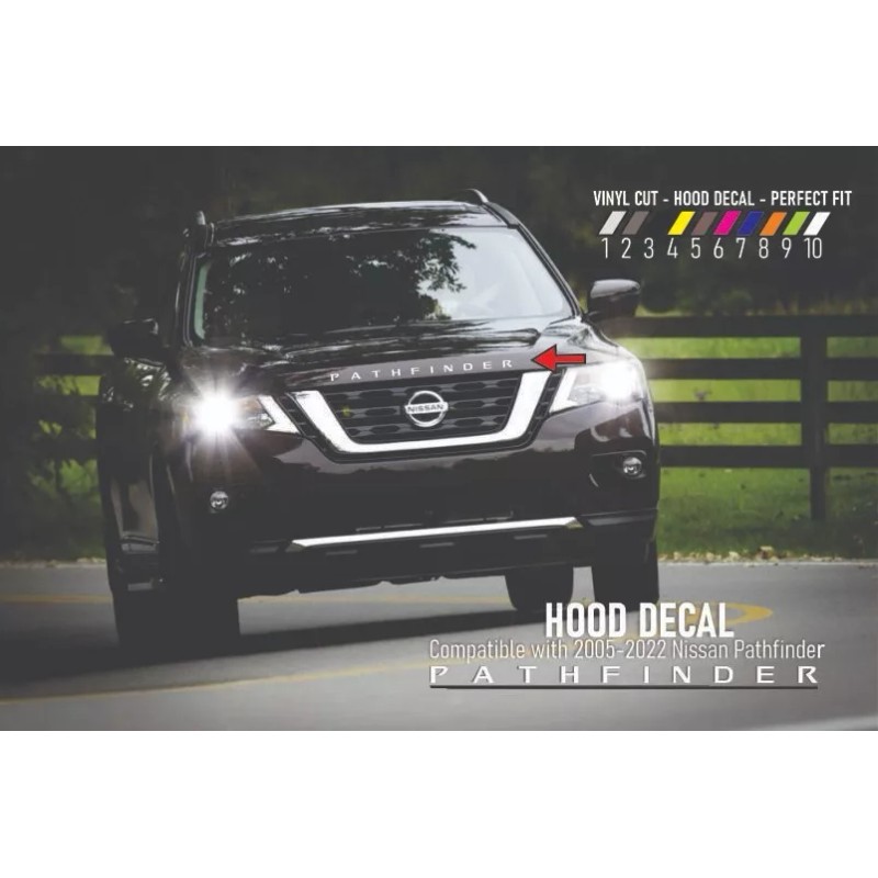 PATHFINDER HOOD DECAL Sticker Hood Front Decal Vinyl