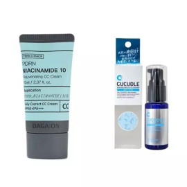 First Pick cc크림 나이아신아마이드 홍조 커버 피부결 씨씨 크림 + 니들샷소프트 CC Cream Niacinamide Redness Cover Skin Texture CC Cream + Needle Shot Soft