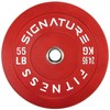 Signature Fitness 2" Olympic Bumper Plate Weight Plates with Steel