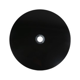 Mytee Products 32" Fifth Wheel Disc Lube Plate w/Steel Retention Clip - 5mm Thick, HDPE - Friction Protection for 5th Wheel Trailer, RV, Camper Safety Kit