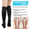 ACWOO Calze a Compressione per Donne e Uomo, 2 Paia