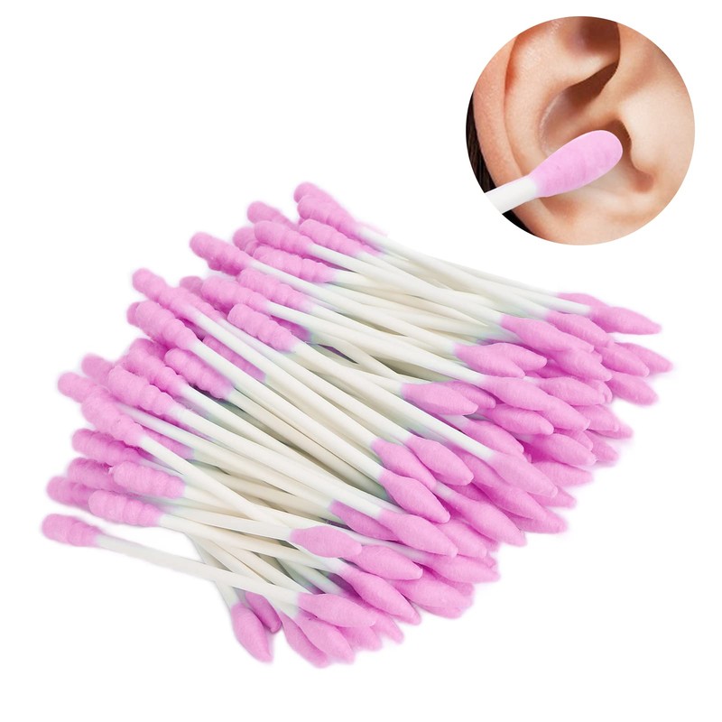 Hisopo de doble punta, hisopo de maquillaje suave de aplicación
