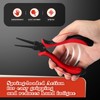 SPEEDWOX 5.5 Inch Thin Flat Needle Nose Pliers Professional Thin
