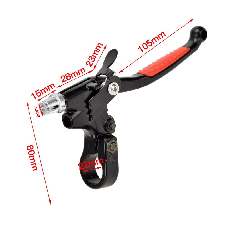 HIAORS Motorized Bicycle Clutch Lever with Lock Replacement for 49cc