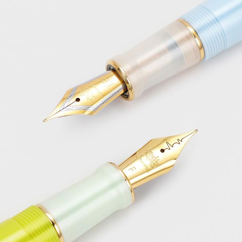 Ranvi Jinhao 100 Fountain Pen, Medium Point, Gold Trim, Red