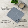 Silicone Cat Litter Mat 30" x 23",Large Waterproof Cat Pad