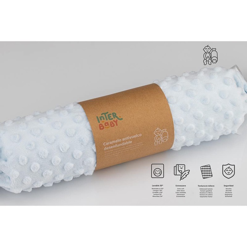 Baby Cushion "Caramelo" Bubble Blue