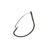Mustad Wide Gap Weedless Fishing Hook (4 Pack), BlackNickel, Size