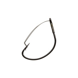Mustad Wide Gap Weedless Fishing Hook (4 Pack), BlackNickel, Size 30
