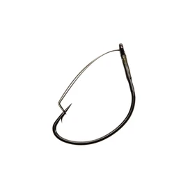 Mustad Wide Gap Weedless Fishing Hook (4 Pack), BlackNickel, Size 30