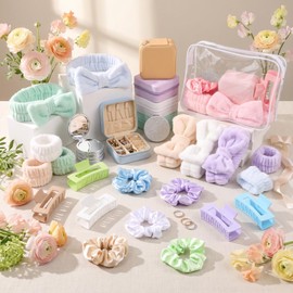 48 Pcs Girls Sleepover Party Kit, Spa Party Favors Set, Colorful