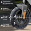GYL 60/70-6.5 Scooter Tire: 10x2.5 Solid Rubber Back Tire Replacement