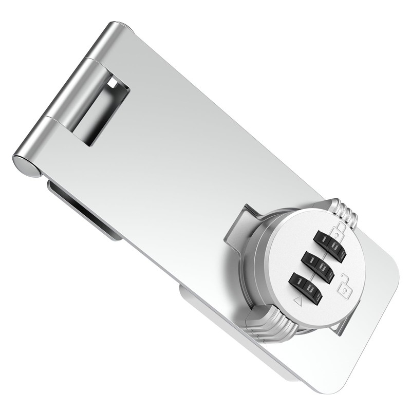 Cabinet Lock with Combination, 3-Digit Combination Drawer Lock, 4.5'' Keyless