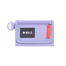 LÄSSIG Children's Wallet with Velcro Closure and Transparent Window / School Wallet Bold Lavender, lavender, Modern