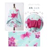Arisana Yukata, Girls, Separate Children, 3-piece Set, Top, Skirt, and