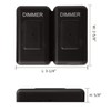Facon 12Volt Touch Double Dimmer Switch,100W Max, PWM Wall Mount