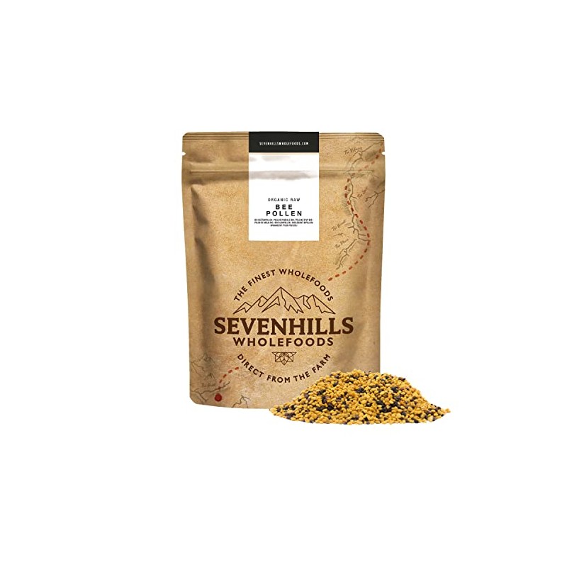 Sevenhills Wholefoods Organic Bee Pollen Granules, Spanish, Raw, Ethically Harvested