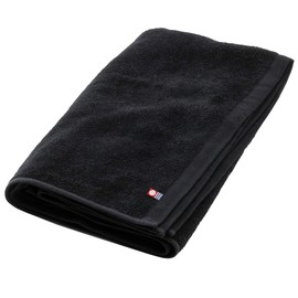 Imabari Towel, Made in Japan, Bath Towel (14 Colors), 100% Cotton, Approx. 12.5 oz (345 g) (1100 Momme), 27.6 x 51.2 inches (70 x 130 cm), Black, Imabari Bath Towel, Domestic Production, Beauty Towel,
