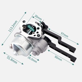 Tektall Carburetor Kit For Kohler 17 853 113-S 17853113-S Command Pro CH440 420CC 14HP Engine