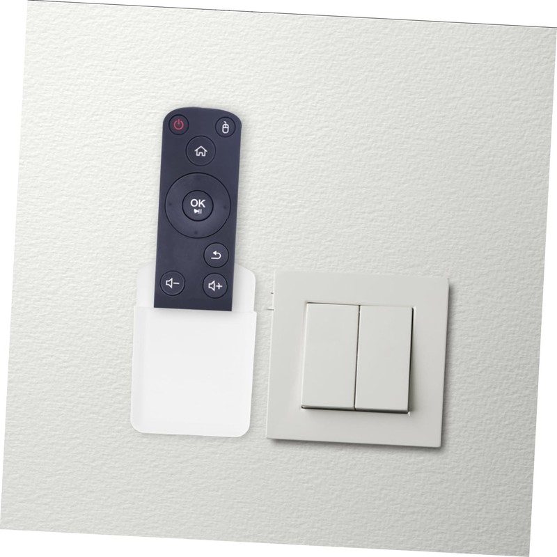 Operitacx 4pcs Wall Storage Box Remote Wall Organizer Pen Storage