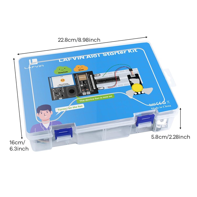 LAFVIN AIoT Starter Kit, ESP32-S3 AI Voice Control Electronics Starter