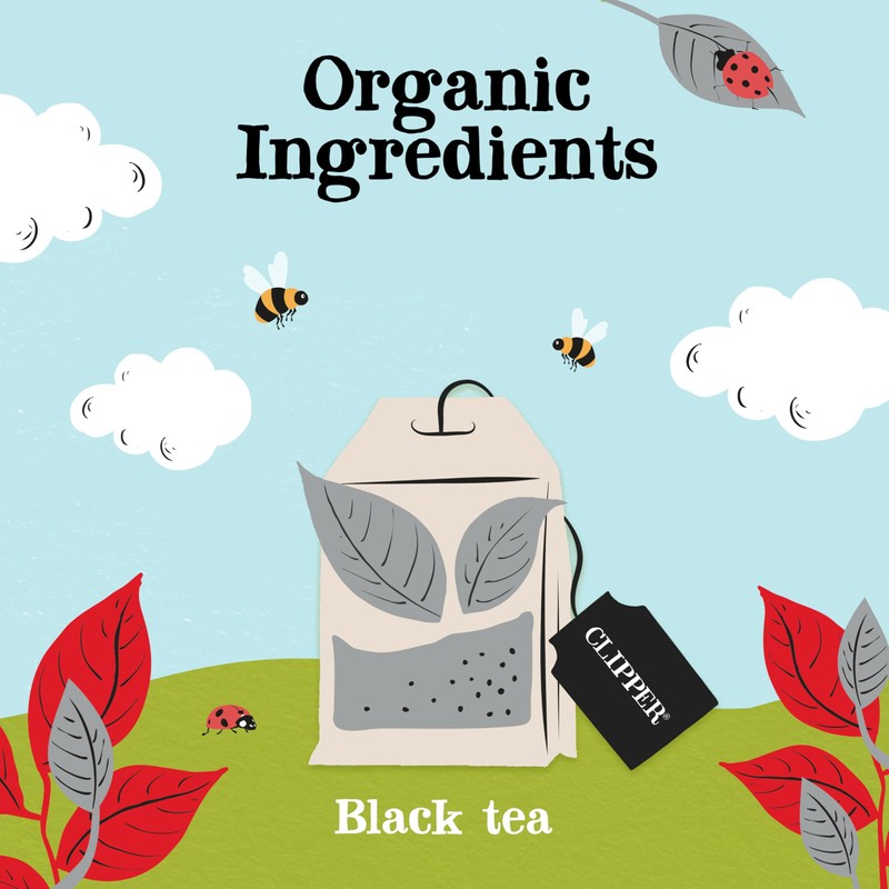 Clipper Fairtrade Organic English Breakfast Tea Bags | Black Tea