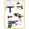 REC-MOUNTS Type 2 Saddle Rail Mount for Garmin VIRB Elite