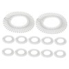 Baluue 12pcs Elastic Combs for Women Invisible Hair Styling Tool