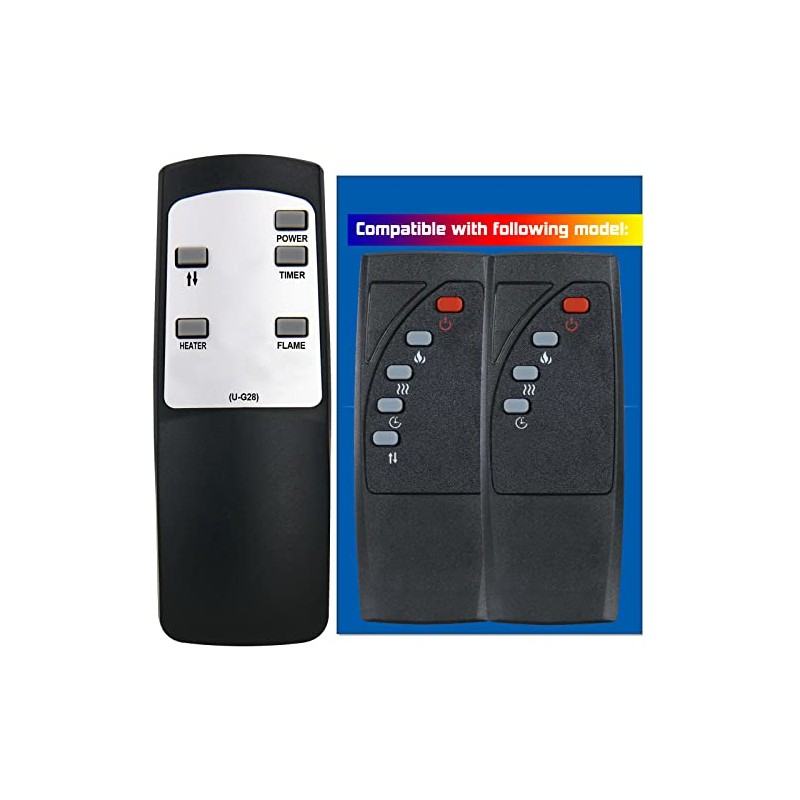 Replacement for Altra Flame AltraFlame Electric Fireplace Heater Remote Control