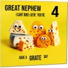 4th Great Nephew Birthday Card - Cheese Pun Funny Great