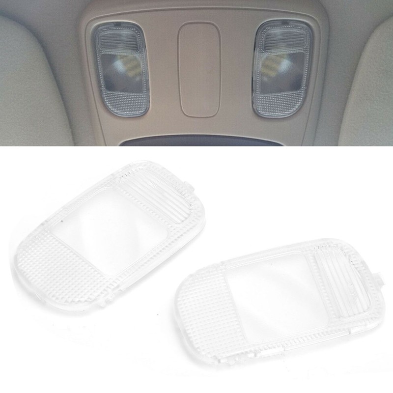 2pcs Overhead Dome Map Reading Light Lens 5183270AA Replacement for
