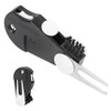 Multi-Function Golf Divot Repair Tool with Detachable Golf Ball Marker