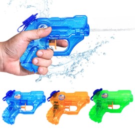 3 pcs Mini Water Gun for Kids Toddler, Small Children's Multi-Color Water Gun Toy,Small Water Pistol Blaster Toys,Summer Squirt Soaker Fighting Beach Pool Toys