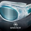 Speedo Hydrospex Classic Swim Goggle, Smoke Ice, One Size, USXHYDROSPEXCLASSICA