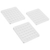 3pcs 36 Grids Acrylic Magnetic Shell Display Case Decorative Shell