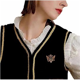 Russian Federation Brooch Coat of Arms Brooch Patriotic Eagle Enamel Pin Badge Art Collection Clothing Decoration Women Men Souvenir Gift, Metal