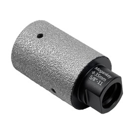 Mogankey Diamond Finger Bit Coated Milling Bit 35mm for Tile Grinder Enlarging Polishing Holes on Porcelain Ceramic Granite Marble Countertop 5/8 inch-11 Thread (35mm)